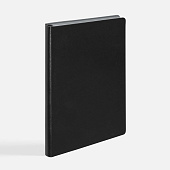 Ежедневник Doppio, недатированный, черный с серым