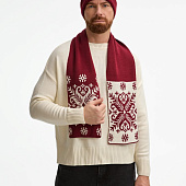 Шапка Wintertude, красная с белым