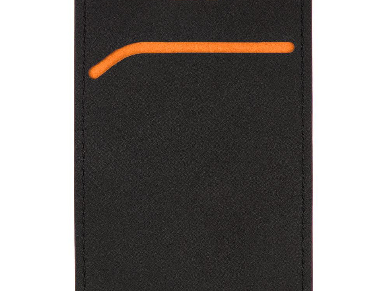Чехол для пропуска Multimo, черный с оранжевым