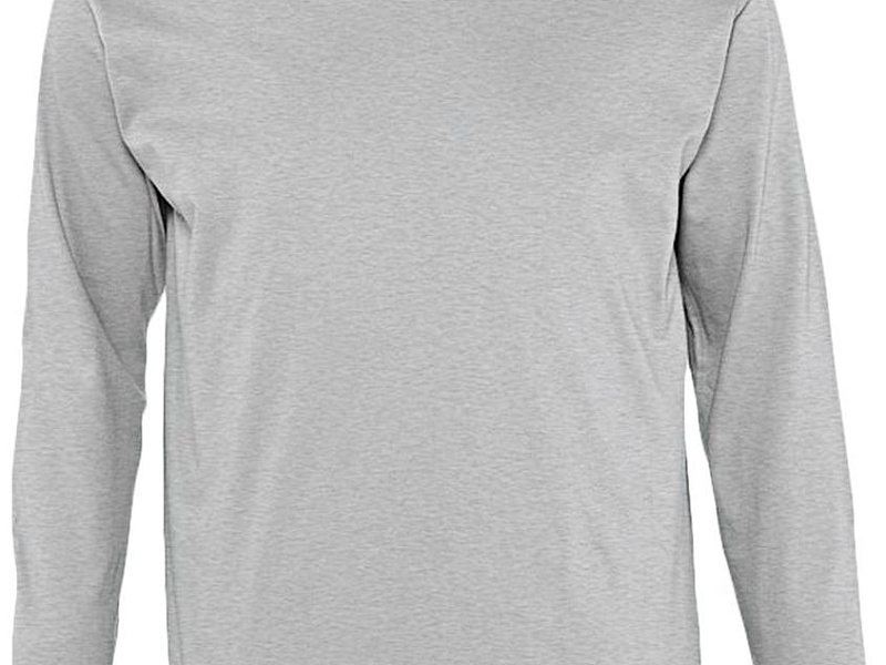 Футболка с длинным рукавом Monarch 150, серый меланж