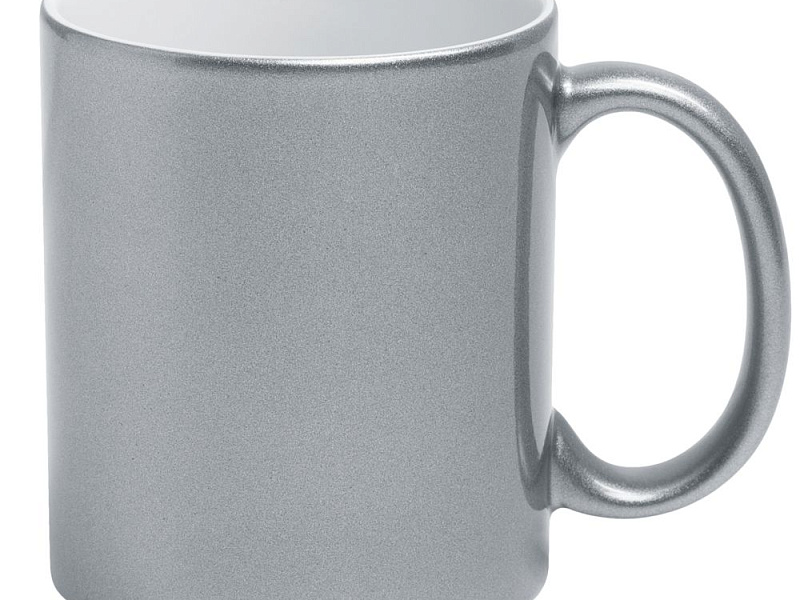 Кружка Ore для сублимационной печати, серебристая