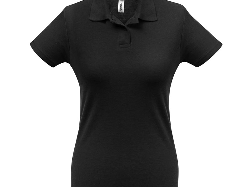 Рубашка поло женская ID.001 черная