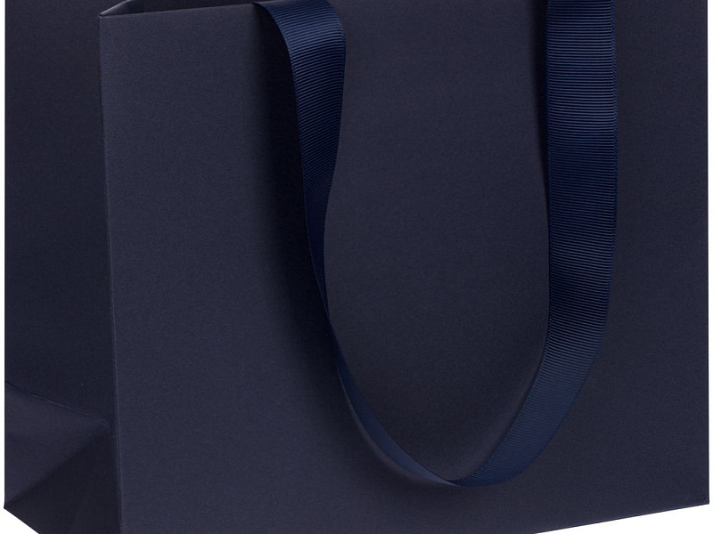 Пакет бумажный Manilla S, синий