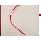 Ежедневник Ton, недатированный, черный с красным