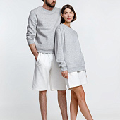 Свитшот унисекс Delta, серый меланж