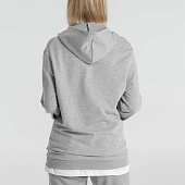 Толстовка с капюшоном унисекс Hoodie, серый меланж