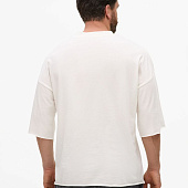 Футболка унисекс оверсайз T1, молочно-белая