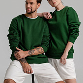 Свитшот унисекс King, темно-зеленый