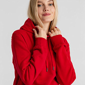 Толстовка с капюшоном унисекс King, красная