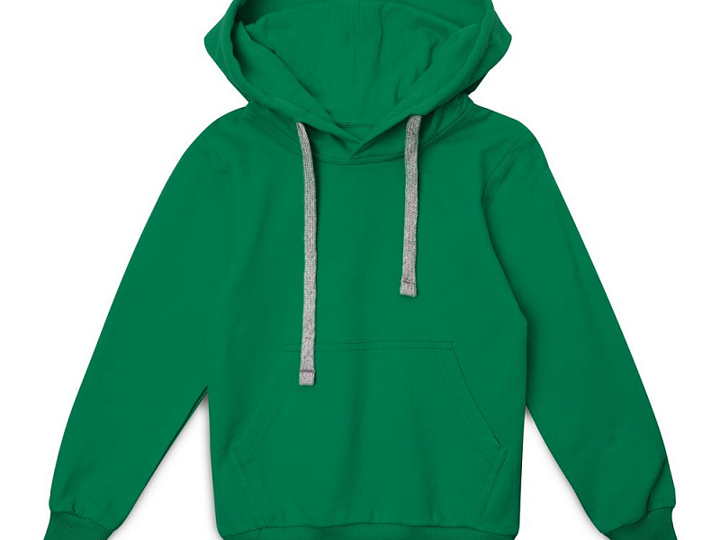 Толстовка с капюшоном детская Kirenga Kids, зеленая