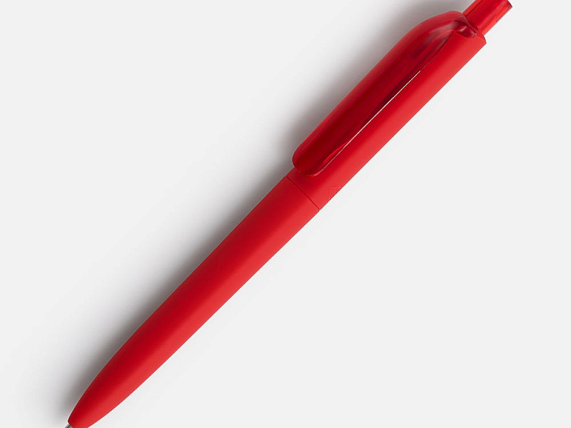 Ручка шариковая Prodir DS8 PRR-T Soft Touch, красная