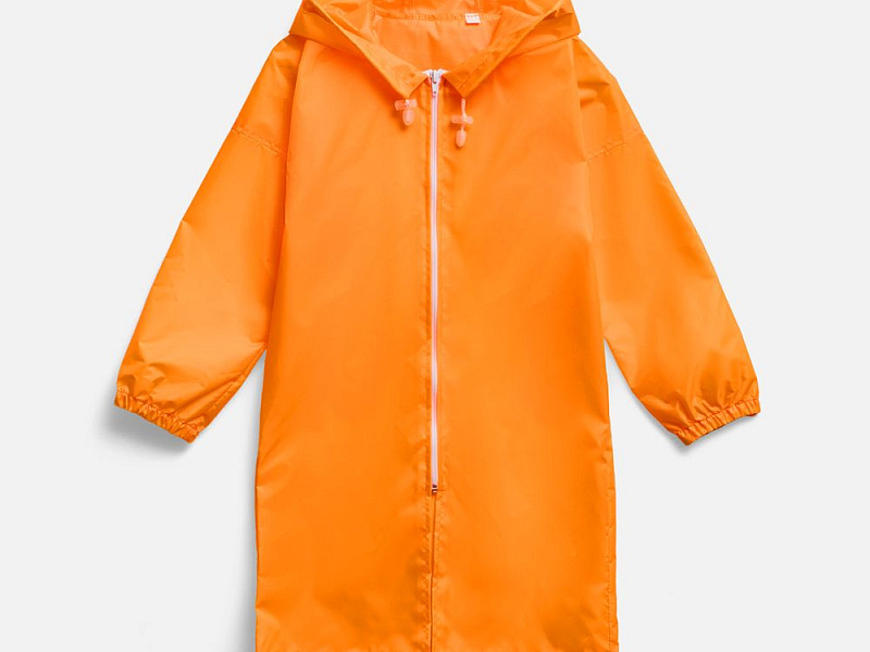 Дождевик детский Rainman Kids, оранжевый неон