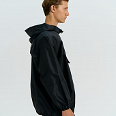 Дождевик-анорак Alatau, укороченный, черный, единый размер