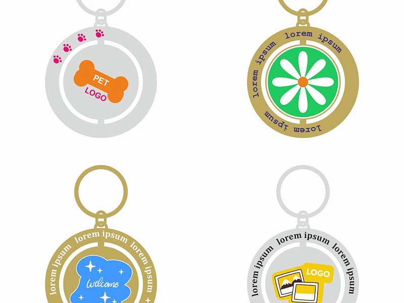 Брелок с поворотным элементом Spin на заказ, доставка ж/д