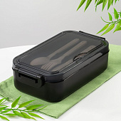 Ланчбокс Pranzo, черный