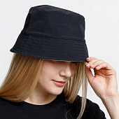 Панама Nylon двусторонняя, черная с хаки