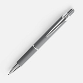 Ручка шариковая Chromos Soft Touch, серая