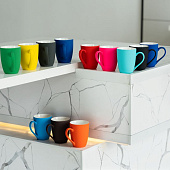 Кружка Good Morning с покрытием софт-тач, желтая