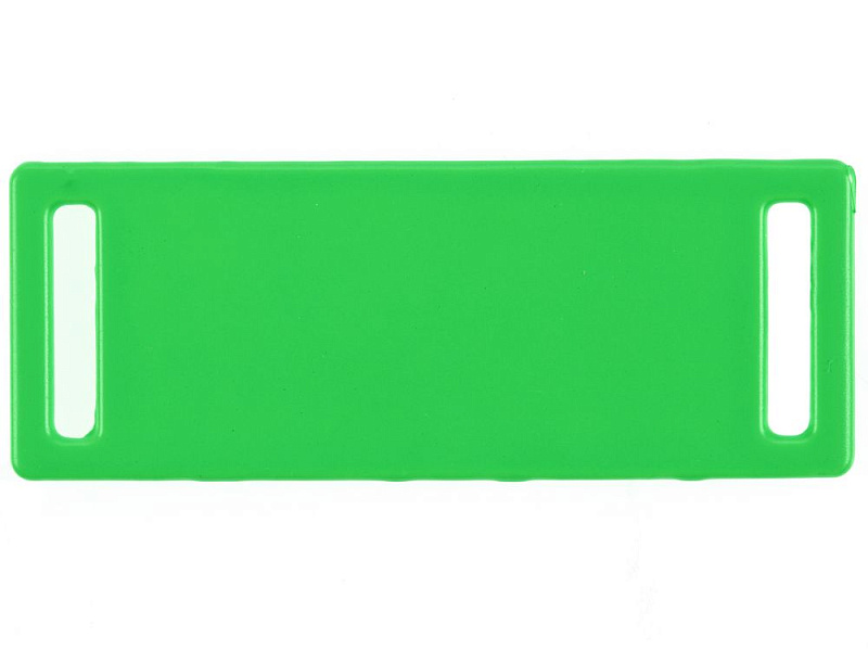 Шильдик металлический Kova, зеленый неон