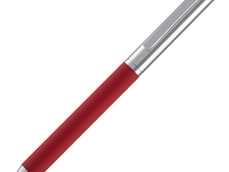 Ручка шариковая Eyeshot Soft Touch, темно-красная
