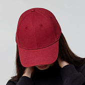 Бейсболка Hillside, бордовая