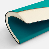 Ежедневник Flex Shall New, недатированный, бирюзовый