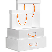 Круглый шнур Lasso S, оранжевый неон, 40 см