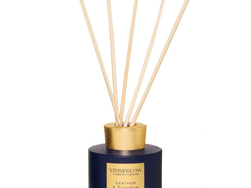 Диффузор Stoneglow Candles, древесина, кожа, шафран