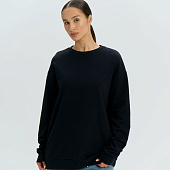 Свитшот оверсайз унисекс Omnifit, черный