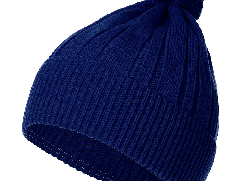 Шапка Knit Beat, темно-синяя