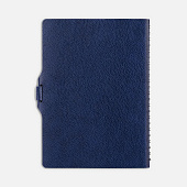 Ежедневник Strep Front на заказ, недатированный, темно-синий