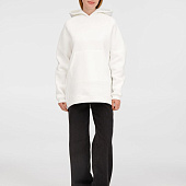 Худи унисекс оверсайз Easy Street, молочно-белое