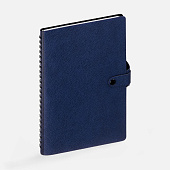 Ежедневник Strep Front на заказ, недатированный, темно-синий