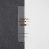 Лента силиконовая Biguna 50 S, прозрачная матовая, 40 см