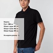 Рубашка поло мужская Spring 210, черная