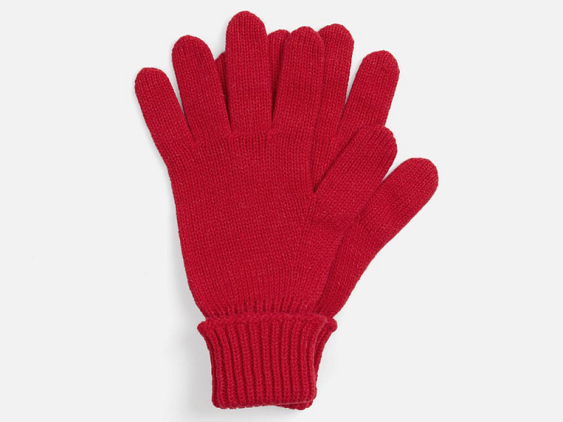 Перчатки Alpine, красные (гвоздика)