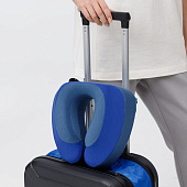 Чемодан Platta, черный с синим