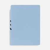 Ежедневник Flexpen Shall, недатированный, голубой