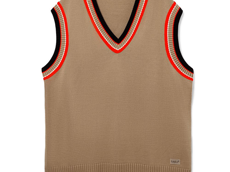 Жилет оверсайз унисекс Cornell в сумке, бежевый