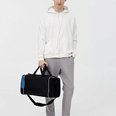 Спортивная сумка Fitnext, черная с синим