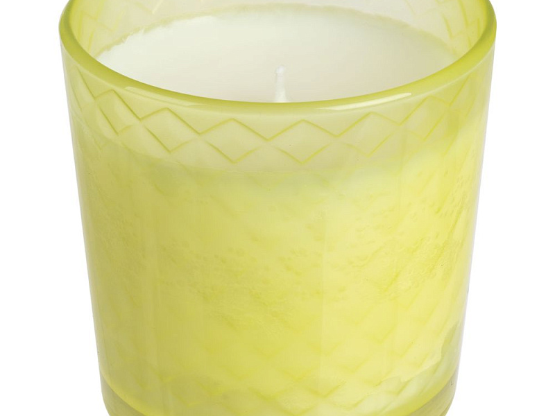 Свеча ароматическая Ristoro, желтая, ягоды в игристом