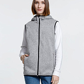 Жилет с капюшоном унисекс Gotland, серый