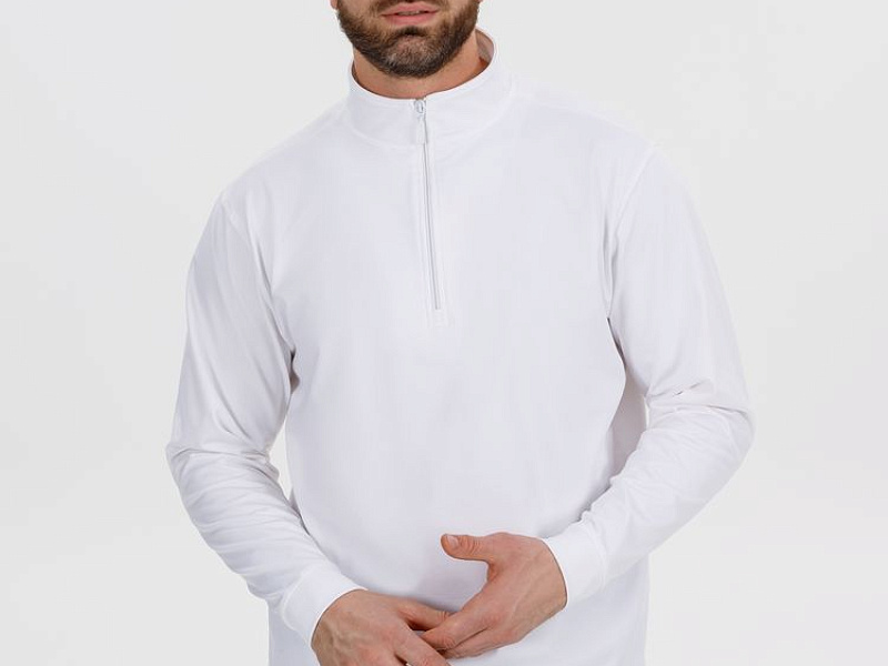 Свитшот на молнии Morfiss, белый