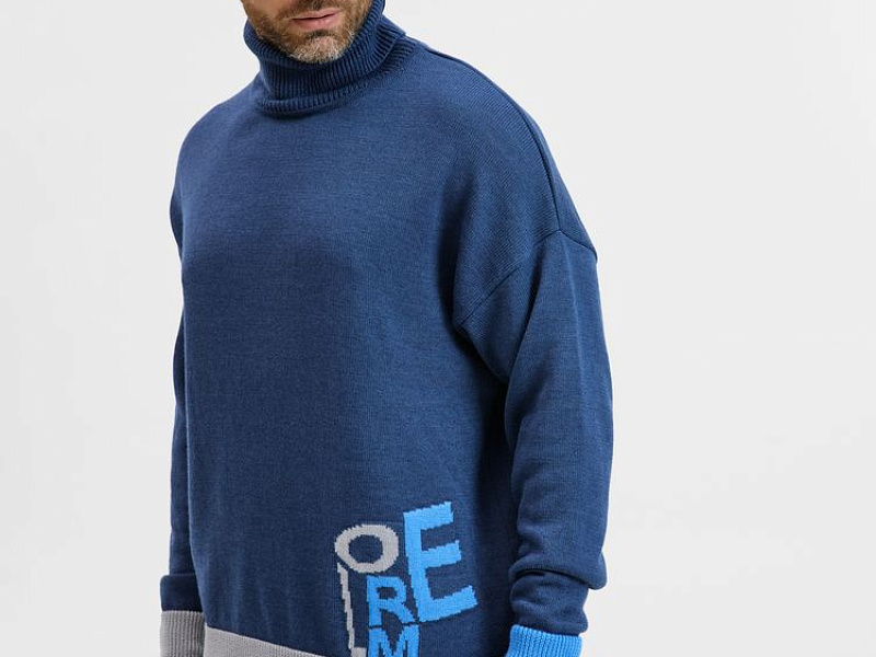 Свитер оверсайз Tricksy Net Grunge на заказ, акрил