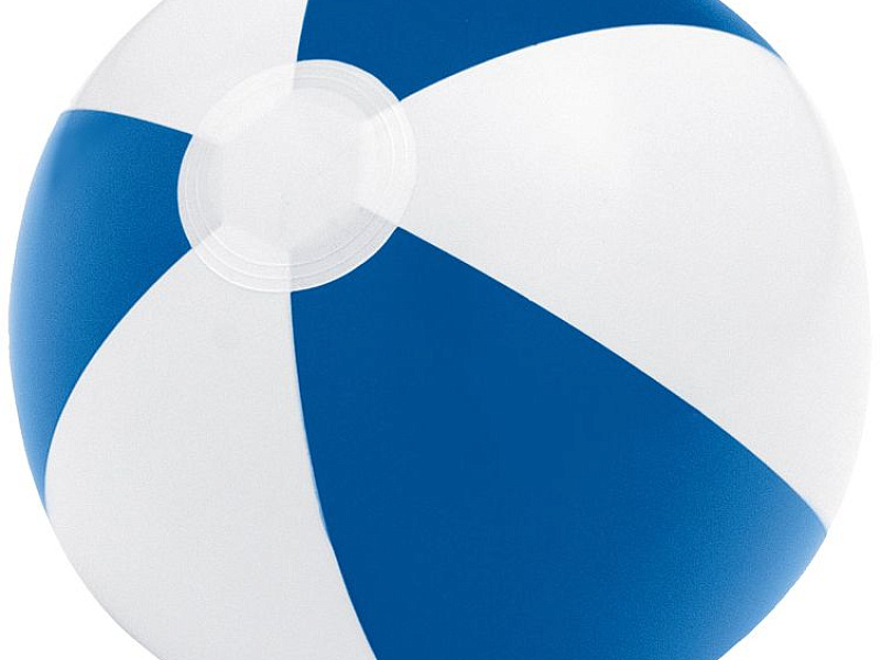 Надувной пляжный мяч Cruise, синий с белым