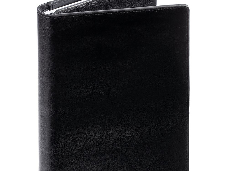 Ежедневник-портфолио Napoli, недатированный, черный