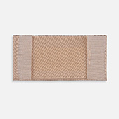 Лейбл тканевый Epsilon, XXS, бежевый