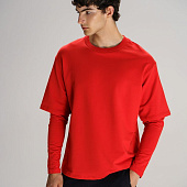 Футболка оверсайз с двойным рукавом Kosmos, красная