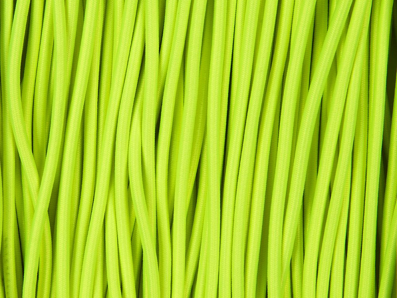 Круглая резинка Chapu M, желтый неон, 60 см