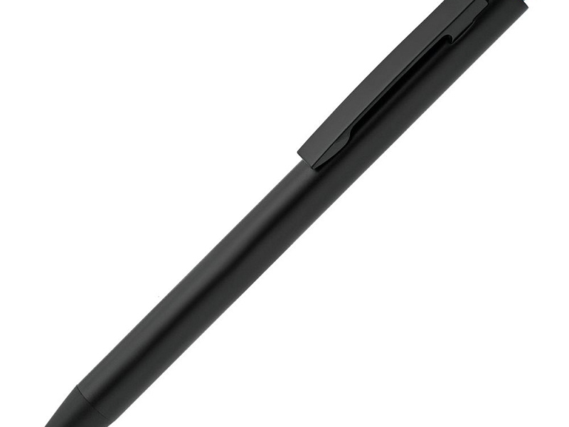 Ручка шариковая Chromatic, черная с голубым